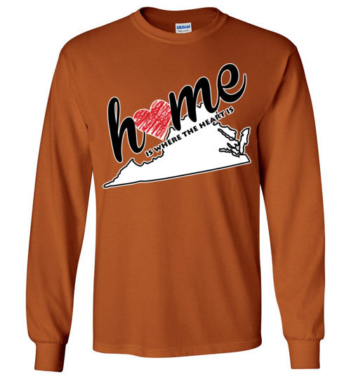 Virginia Home. Adult. LS Tshirt