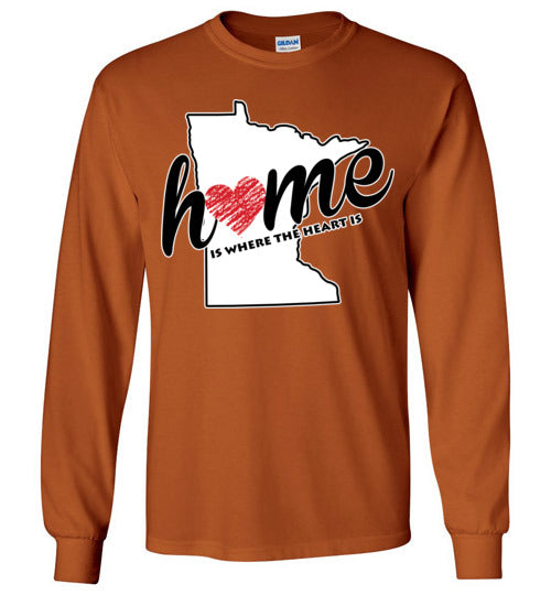 Minnesota Home. Adult. LS Tshirt