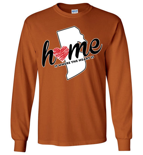 Rhode Island Home. Adult. LS Tshirt