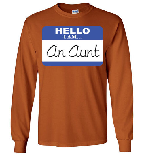 An Aunt. Adult. LS Tshirt