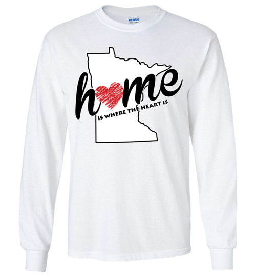 Minnesota Home. Adult. LS Tshirt
