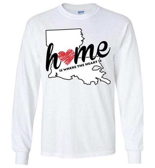Louisiana Home. Youth. LS Tshirt