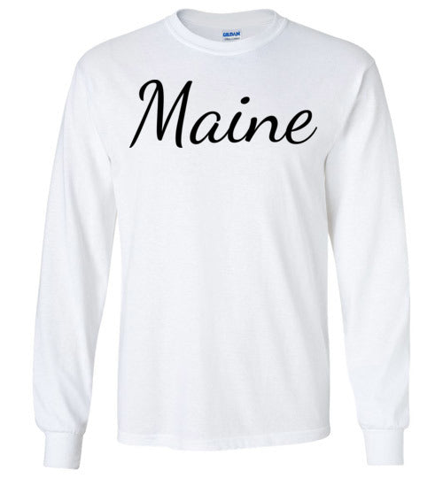 Maine. Adult. LS Tshirt