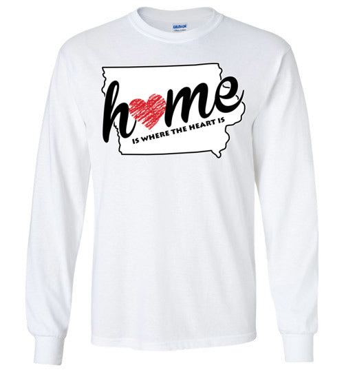 Iowa Home. Youth. LS Tshirt