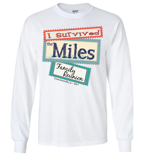 Reunion Stamps. Adult. LS Tshirt