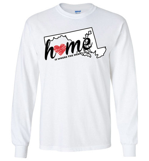 Maryland Home. Youth. LS Tshirt