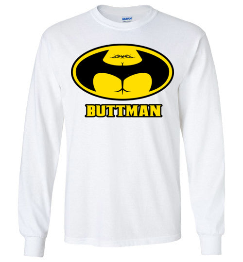 Buttman Trampstamp. Adult. LS Tshirt