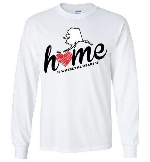 Alaska Home. Adult. LS Tshirt