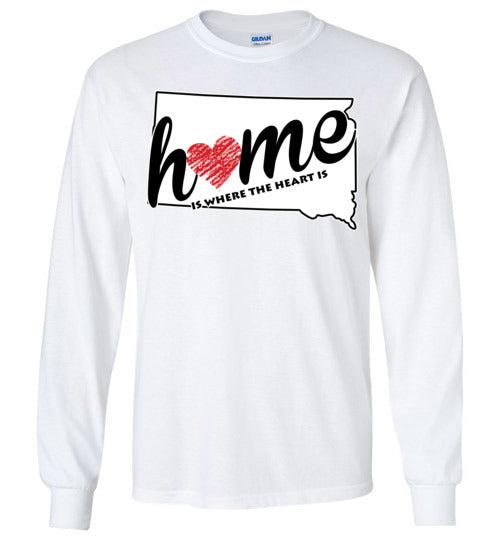 South Dakota Home. Youth. LS Tshirts