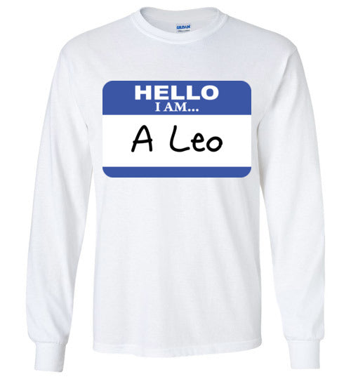 A Leo. Adult. LS Tshirt