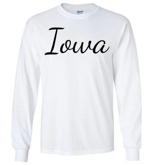 Iowa. Adult. LS Tshirt