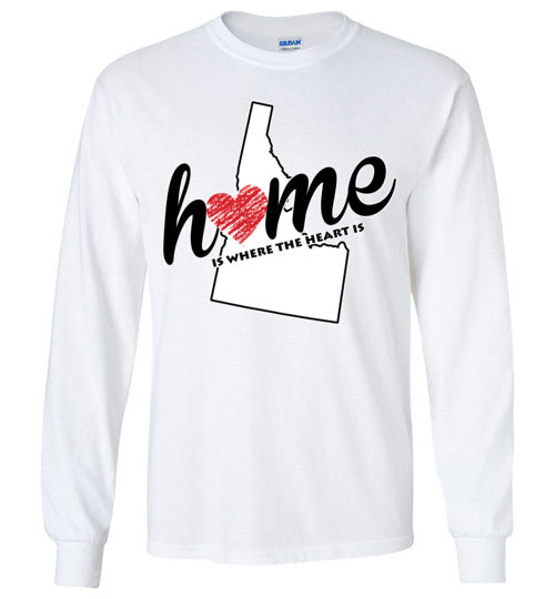 Idaho Home. Adult. LS Tshirt
