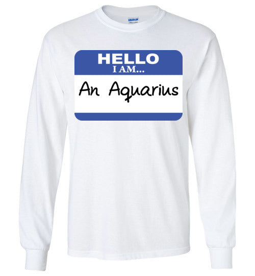 An Aquarius. Youth. LS Tshirt