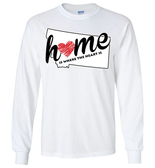 Montana Home. Adult. LS Tshirt