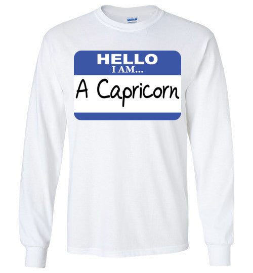 A Capricorn. Adult. LS Tshirt