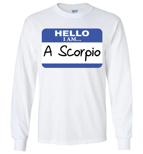 A Scorpio. Adult. LS Tshirt