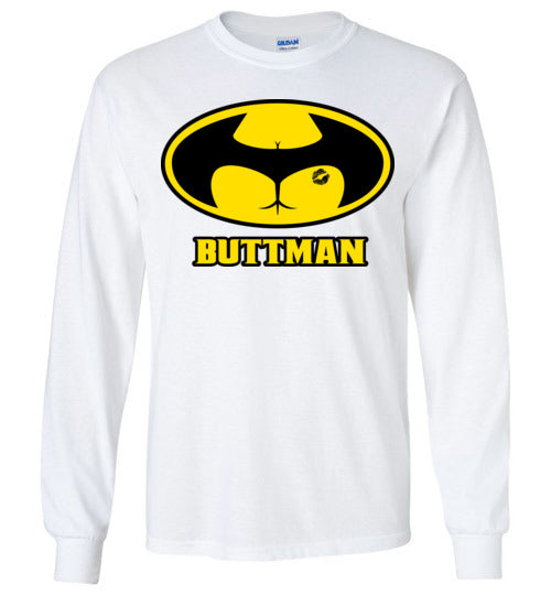Buttman Lips. Adult. LS Tshirt