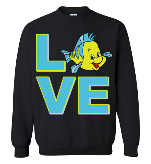 Love Flounder. Youth. Crewneck