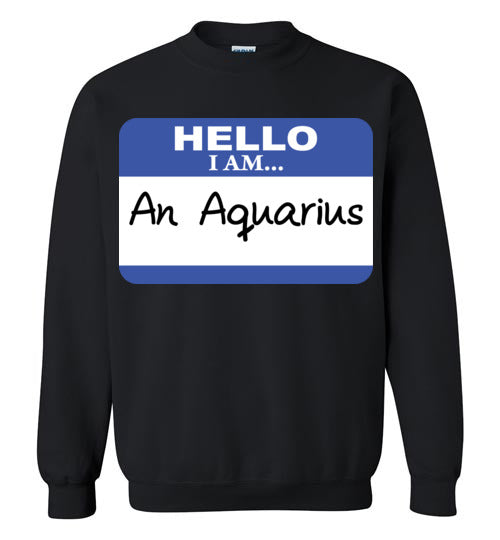An Aquarius. Youth. Crewneck Sweatshirt