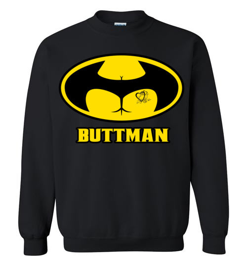 Buttman Heart. Adult. Crewneck