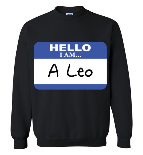 A Leo. Youth. Crewneck Sweatshirt