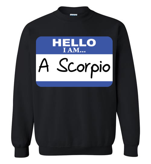 A Scorpio. Adult. Crewneck Sweatshirt