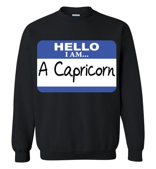 A Capricorn. Youth. Crewneck Sweatshirt