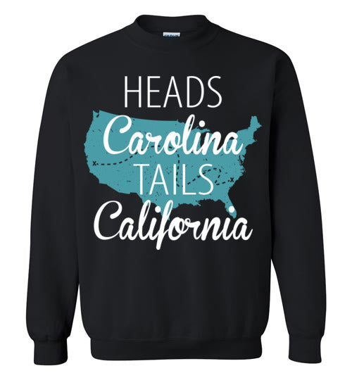 Heads Carolina Tails California