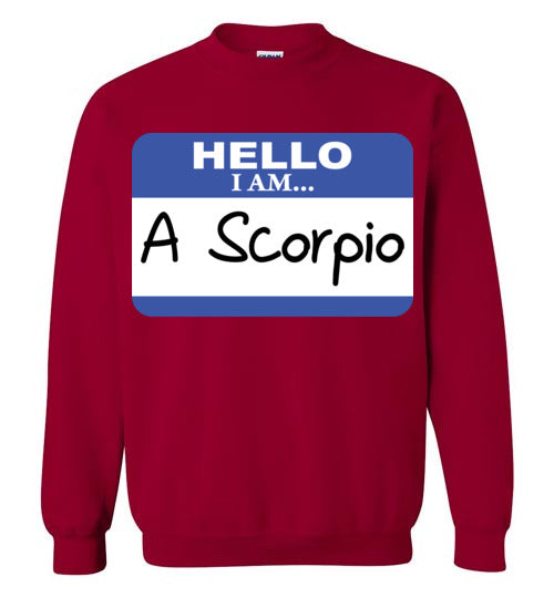 A Scorpio. Adult. Crewneck Sweatshirt