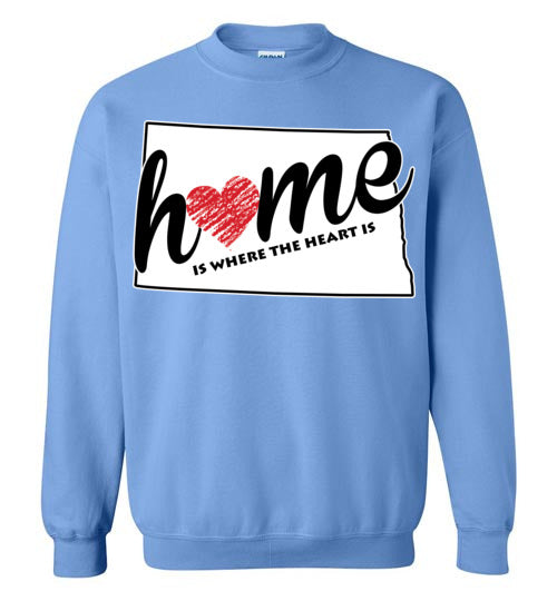 North Dakota Home. Adult. Crewneck