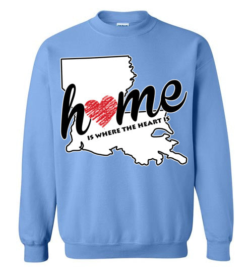 Louisiana Home. Adult. Crewneck