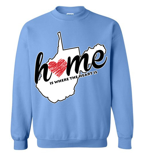West Virginia Home. Adult. Crewneck