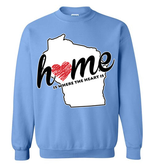 Wisconsin Home. Adult. Hoodie