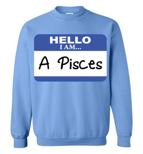 A Pisces. Adult. Crewneck Sweatshirt