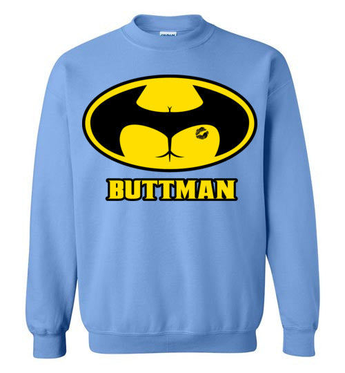Buttman Lips. Adult. Crewneck