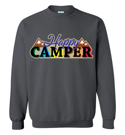 Happy Camper. Adult. Crewneck