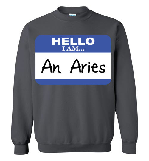An Aries. Adult. Crewneck Sweatshirt