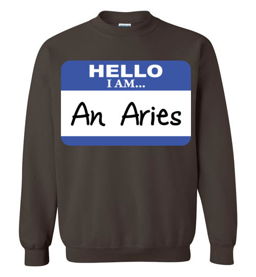 An Aries. Adult. Crewneck Sweatshirt