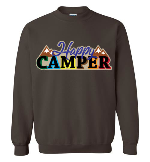 Happy Camper. Adult. Crewneck