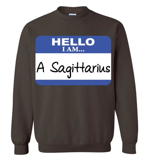 A Sagittarius. Adult. Crewneck Sweatshirt