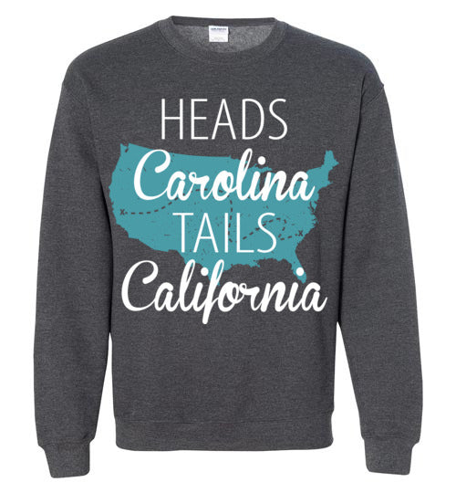 Heads Carolina Tails California