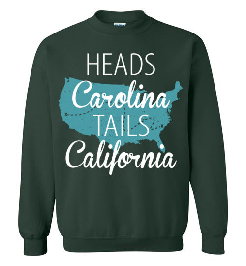 Heads Carolina Tails California