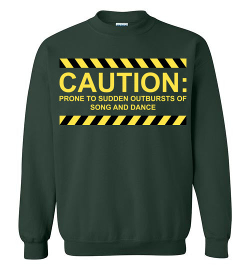 Caution, Song and Dance. Youth. Crewneck