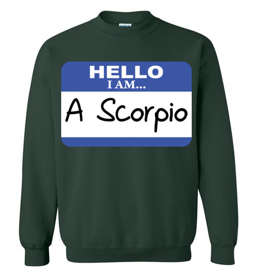 A Scorpio. Adult. Crewneck Sweatshirt