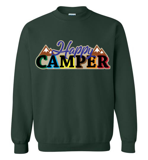Happy Camper. Youth. Crewneck