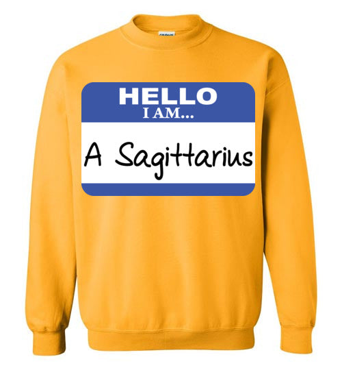 A Sagittarius. Adult. Crewneck Sweatshirt