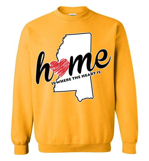 Mississippi Home. Adult. Crewneck
