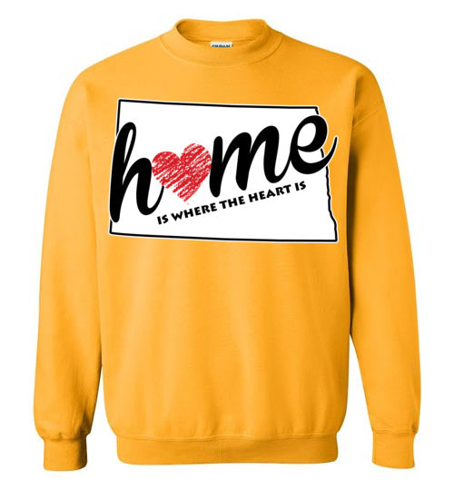 North Dakota Home. Adult. Crewneck