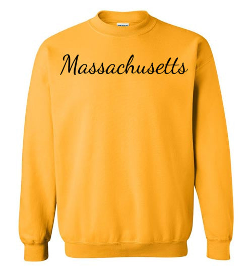 Massachusetts. Adult. Crewneck