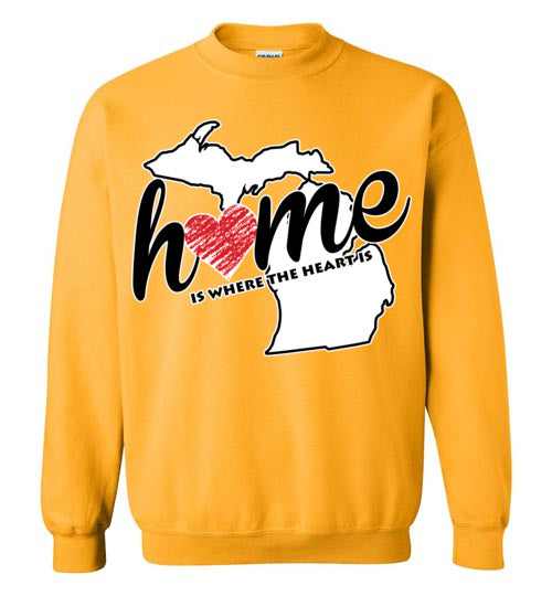 Michigan Home. Adult. Crewneck